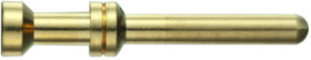 Pin contact, 1.0 mm², AWG 18, crimp connection, gold-plated, 09330006118