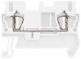 Zacisk do montażu na szynie DIN Siemens poziomy: 1 14AWGsprężynowa 8WH 800 V