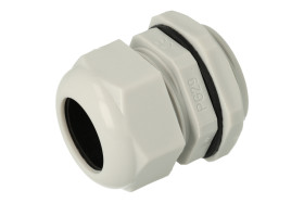 Dławnica; PG29; nylon; IP68; jasnoszary; PG29; 13÷24mm; 37,0mm; z gwintem PG; Howo; RoHS; UL94-V0