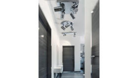 Lampa Wisząca Gato Na E27, Czarno Beżowy Abażur K-5230 Kaja Lighting