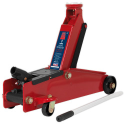 Sealey 1153CX Trolley Jack Yankee 3tonne Long Chassis Heavy-duty