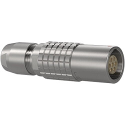 Jack, 5 pole, crimp connection, push pull, straight, PHG.2B.305.CYMD82
