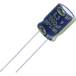 Samwha WF1A158M10020 1500&#xB5;F 20% 10V 105&#xB0;C Low Imp Radial Alum Elect Capacitor