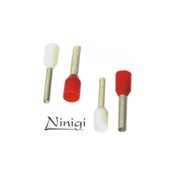 Tulejka kabl.czerw 1.00mm L12mm IZOL. TUL-RI-01012 biała,czerw.