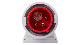 Wtyczka Tablicowa (Zwrotnica Faz) 16A 5P 400V Czerwona Ip67 Twist 778152-6
