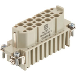 Złącze zaciskane (wkład) 25+PE żeńskie 250V 10A Han D 09210253101