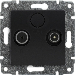 VENA Gniazdo antenowe RTV końcowe antracyt 516173