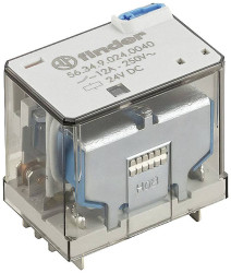 Finder 56.34.9.024.0070 Przekaźnik THT 56.34.9.024.0070, 12 A, 1 szt.