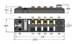 Moduł blokowy Turck TBPN-L1-FDIO1-2IOL 6814053 1 szt.