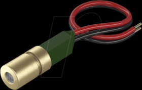 70115420 Dot laser module, red, 650 nm, 3 VDC, 6x17 mm, class 2