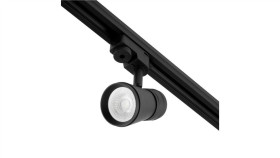 Reflektor Szynowy Gu10 Czarny Aura Lampa Do Szynoprzewodów Jednofazowych