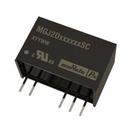 Izolowany konwerter DC-DC MGJ2, Uwe 24V dc, Uwe 24V dc, Uwy 18V dc, Murata Power Solutions 80 mA 2 W -40 °C 95 °C Otwór