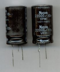 22000uF/10V/85C NICON KONDENSATOR ELEKTROLITYCZNY
