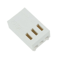 3-Way Straight PCB Crimp Housing 2.54mm