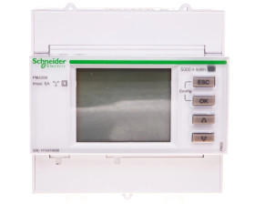 Miernik cyfrowy wielofunkcyjny (U, I, P, Q, f, PF) 5/1A przekładnik 100-480V AC modułowy PM3200 METSEPM3200