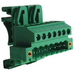 Camblock Plus CTBPD96VJ/7FL 5.08mm DIN Rail Mount Vertical Male Flan T/Block 7p