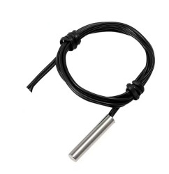 CZUJNIK TEMPERATURY NTC 10K B3950 – SONDA 6X30MM Z KABLEM 1M (NTC10K-10-HQ)