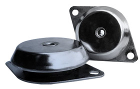 Podstawka antywibracyjna M16 średnica 169mm wysokość całkowita 40mm wysokość stopki 40mm