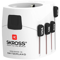 Skross 1.103145 PRO Travel Adapter: Safe Global Use 1750W Power