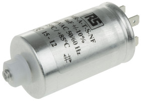 Kondensator foliowy 4μF 440V ac RS PRO Polipropylenowe Montaż śrubowy ±10