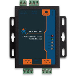 USR-CANET200 - przemysłowy konwerter CAN-Ethernet