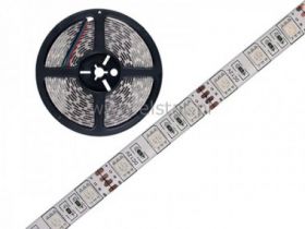 Sznur diodowy SMD RGB 5050 x 60 IP65 białe tło