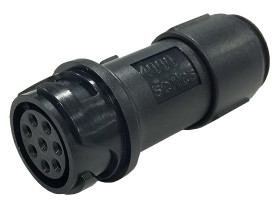 Złącze wielostykowe przemysłowe 3-pinowe Miniaturowe Montaż na kablu Gniazdo Bulgin