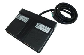 Przełącznik nożny IP20, IP68 Konstrukcja lekka Chwilowy Stal, Dwubiegunowy jednopozycyjny (DPST) 15 A 250V