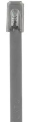 Cable tie, releasable, stainless steel, (L x W) 521 x 4.6 mm, bundle-Ø 12.7 to 152 mm, natural, UV resistant, -60 to 538 °C, MLT
