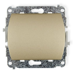 6WP-1L, Łącznik jednobiegunowy podświetlany złoty,