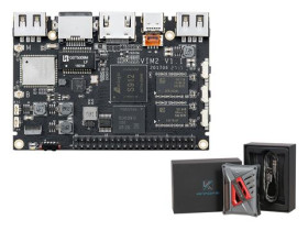 Khadas VIM2 Max Open Source SBC/TV Box 3GB+64GB Wi-Fi Gigabit LAN with WOL Multi-System-Compatibility 4K