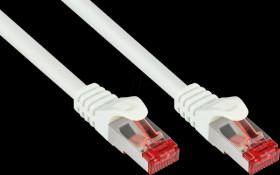8060-075W Patch cable Cat.6, S/FTP PiMF, 250 MHz, white, 7.5m