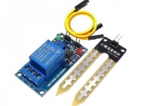 Moduł czujnika wilgotności gleby; przekaźnik 5V