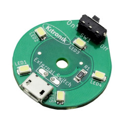 Round USB White LED Lamp