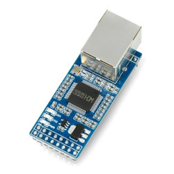 2-CH UART To Ethernet Converter - dwukanałowy konwerter UART na Ethernet - moduł transmisji transparentnej - Waveshare 20655