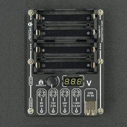 6-Way Adjustable DC Regulated Power Supply for 18650 Batteries [Discontinued]