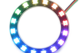 WS2812-16 RGB LED Ring Lamp