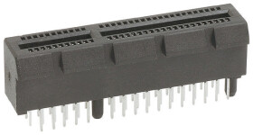 raster: 2mm 64-pinowe 2-rzędowe, Żeński, Amphenol Communications Solutions