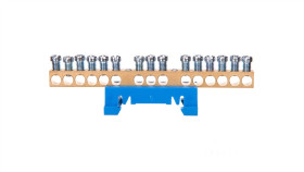 N15 Kolor Niebieski 15X16mm2 Listwa Zaciskowa Neutralna Mad0015n15