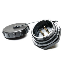 Złącze wielostykowe przemysłowe 4-pinowe Montaż tylny Gniazdo RS PRO