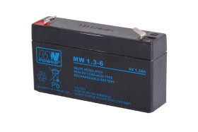 Akumulator VRLA AGM 6V 1,0Ah (żywotność 6-9lat) MW 1-6
