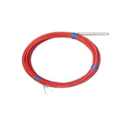 SONDA PT100 5x20mm -20oC 250oC 3-PIN PRZEWÓD 1,5m Rezystancyjna sonda temperatury z przewodem