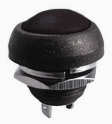 Przycisk PBS-33Bbl 3A 250V monostabilny - czarny