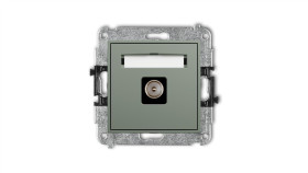 Icon Mechanizm Gniazda Antenowego Pojedynczego Tv Szałwiowy 61Igtv-1