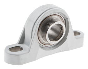 Łożysko ślizgowe dzielone, Stal nierdzewna, do użytku z Zespoły opraw Y i łożysk Y przeznaczone do linii obróbki