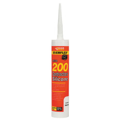 Everbuild 200BN Contractors Silicone Sealant 295ml Brown 200
