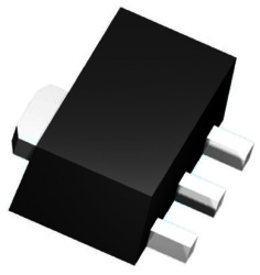 onsemi Tranzystor PCP 50 V 3-pinowy NPN Powierzchnia 2 A 2SD1623S-TD-E