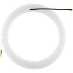 REV 0579502555 PVC Cable Puller Spiral 15m Tear-Proof Brass Ends