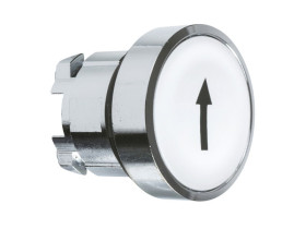 Przycisk płaski biały samopowrotny bez podświetlenia metalowy UP ZB4BA334 SCHNEIDER ELECTRIC