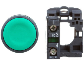 Przycisk sterowniczy 22mm zielony 1Z 0R z samopowrotem XB5AA31